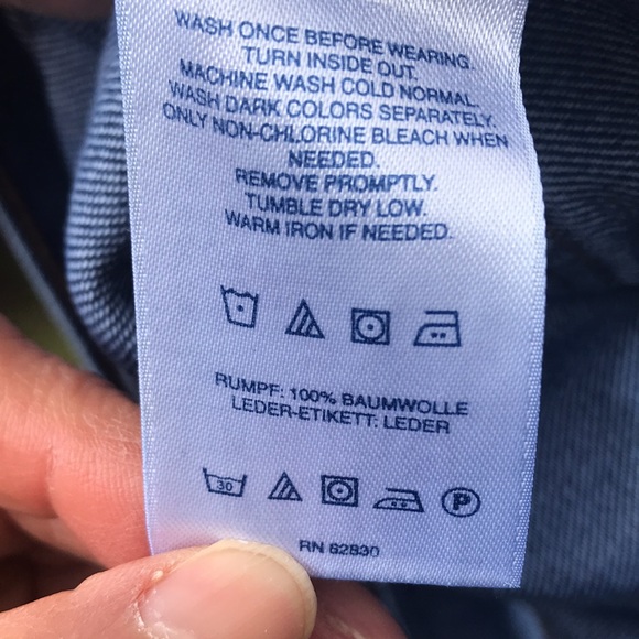 Lands' End Mens Blue Denim Jeans (#3) Size 32x32 - Picture 9 of 12